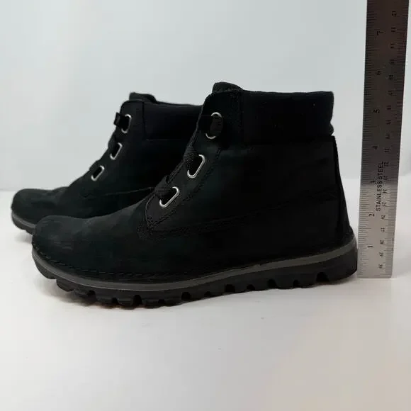 Timberland Hiking Boots Women's 7 Black Suede Leather Hikers Outdoors - Picture 11 of 12